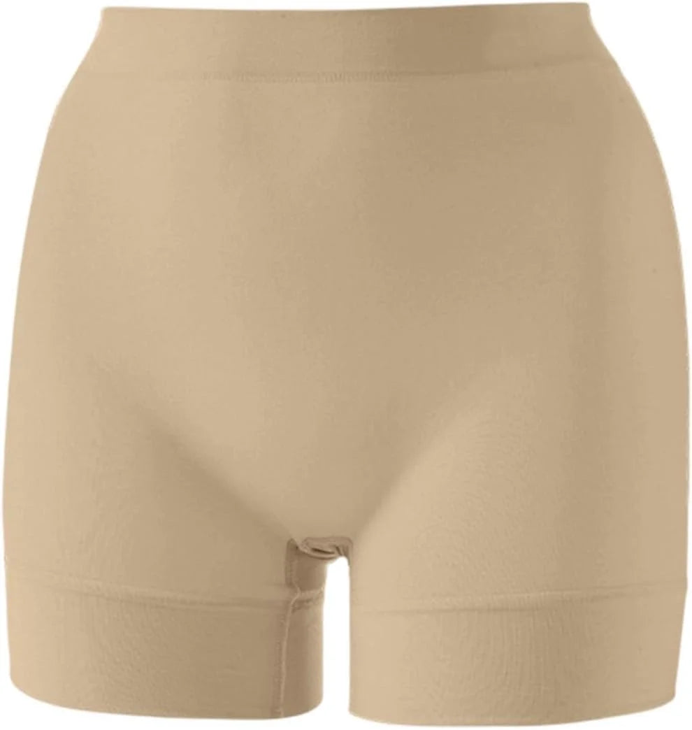 Womens High Waisted Seamless Stretch Shorts Under Dress Underwear