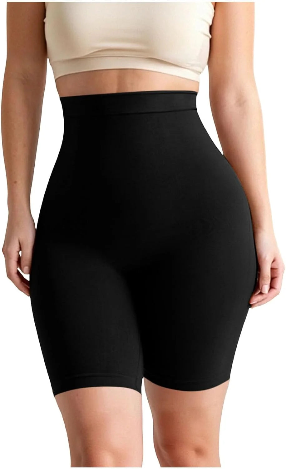 Womens High Waisted Shapewear Shorts Seamless Butt Lifting Brief
