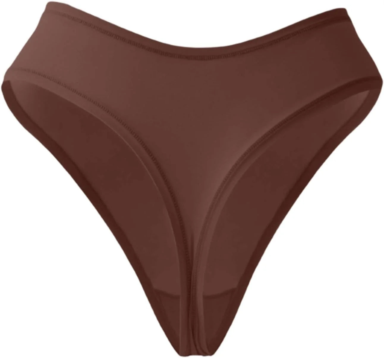 Seamless Solid Thong Panties for Women T Back Underwear
