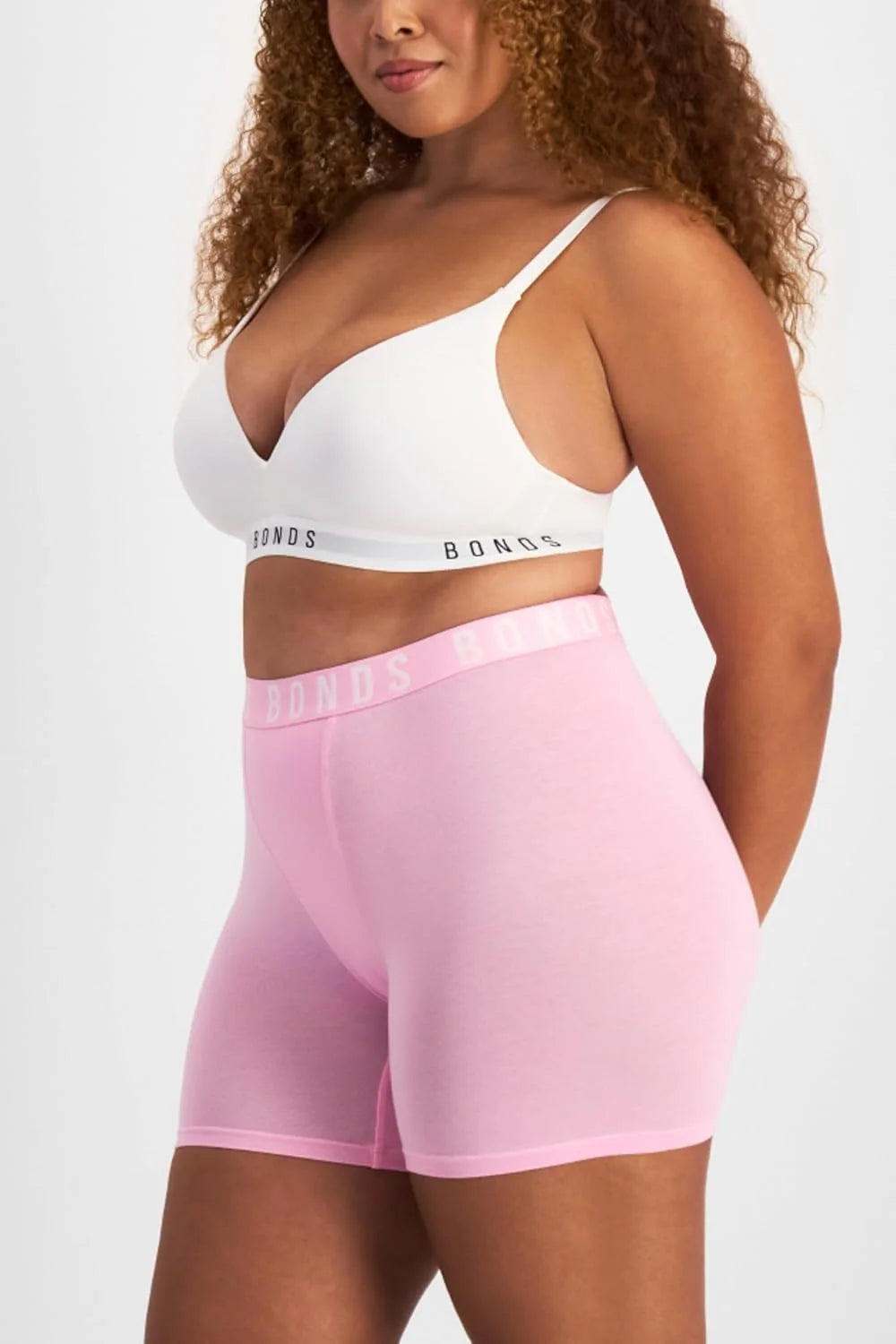 Bonds Women's Boxer Briefs 3-pack – Mid-length, Soft Cotton, Everyday Comfort Underwear
