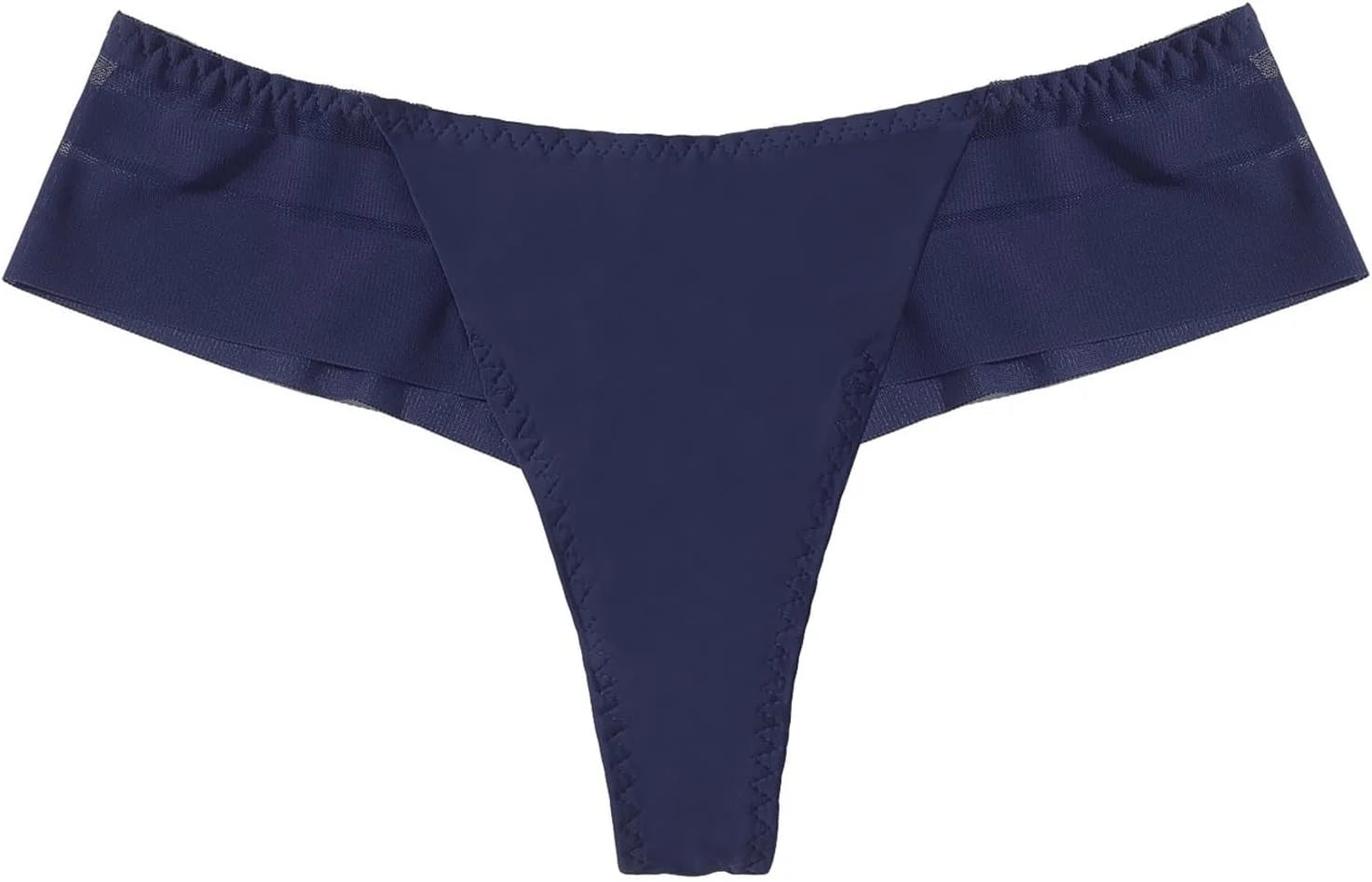 Plus Size Low Waist Thong for Women Seamless T Back Underwear