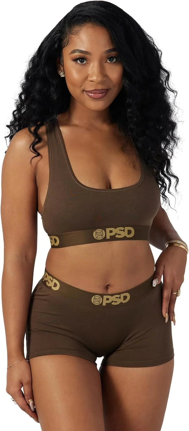 PSD Women's Various Print Boy Shorts - Full Coverage Women's Underwear - Comfortable Stretch Panties for Women