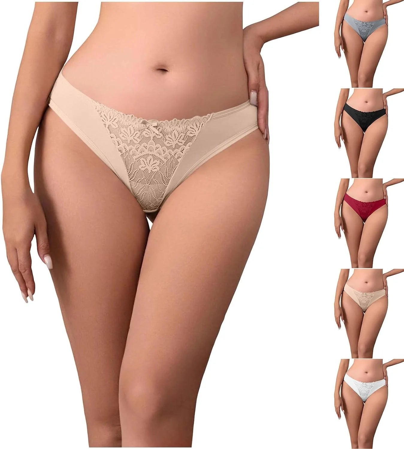 Sexy Lace Briefs for Women Breathable Panties Underwear