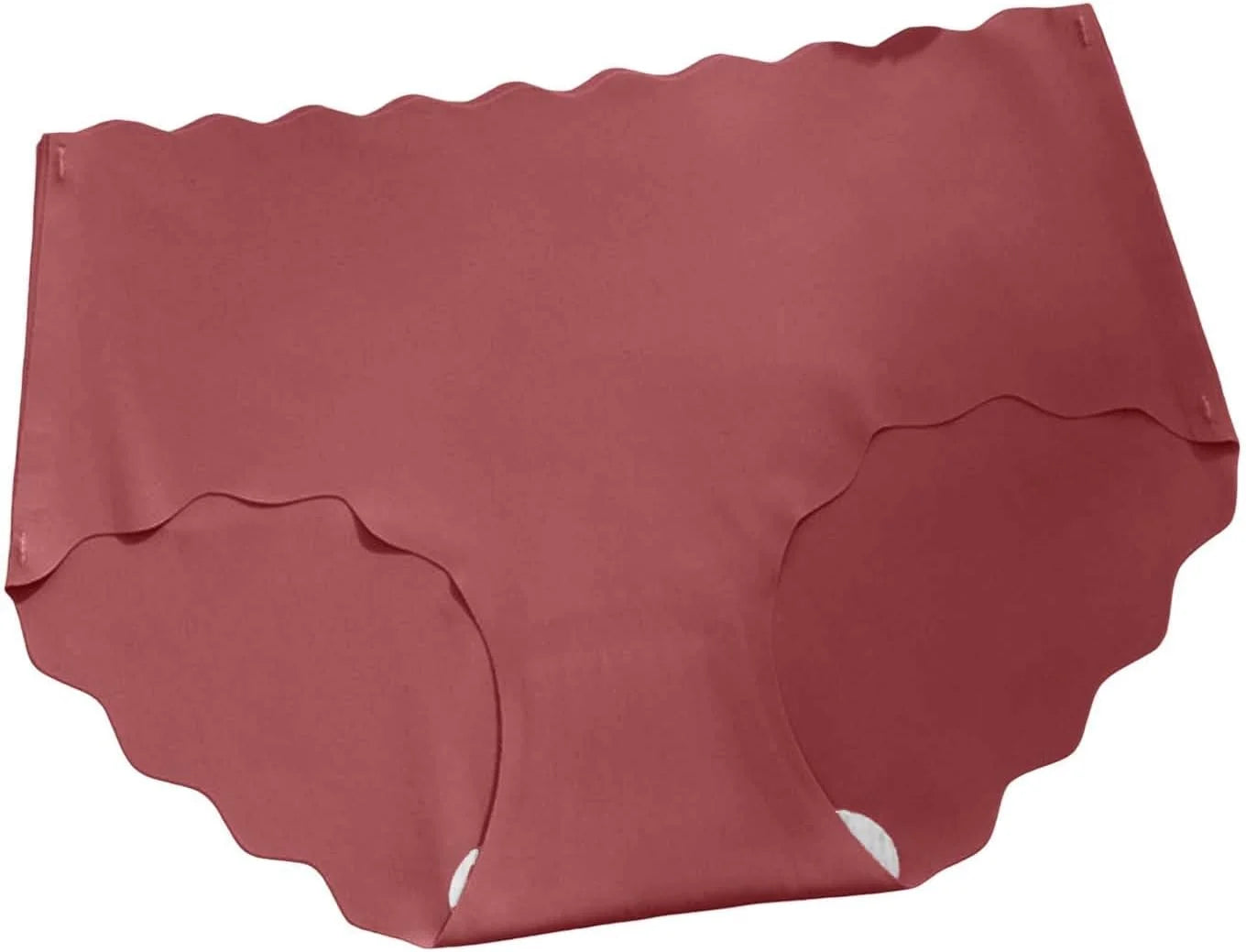 Seamless Scalloped Sport Briefs for Women Comfort Underwear