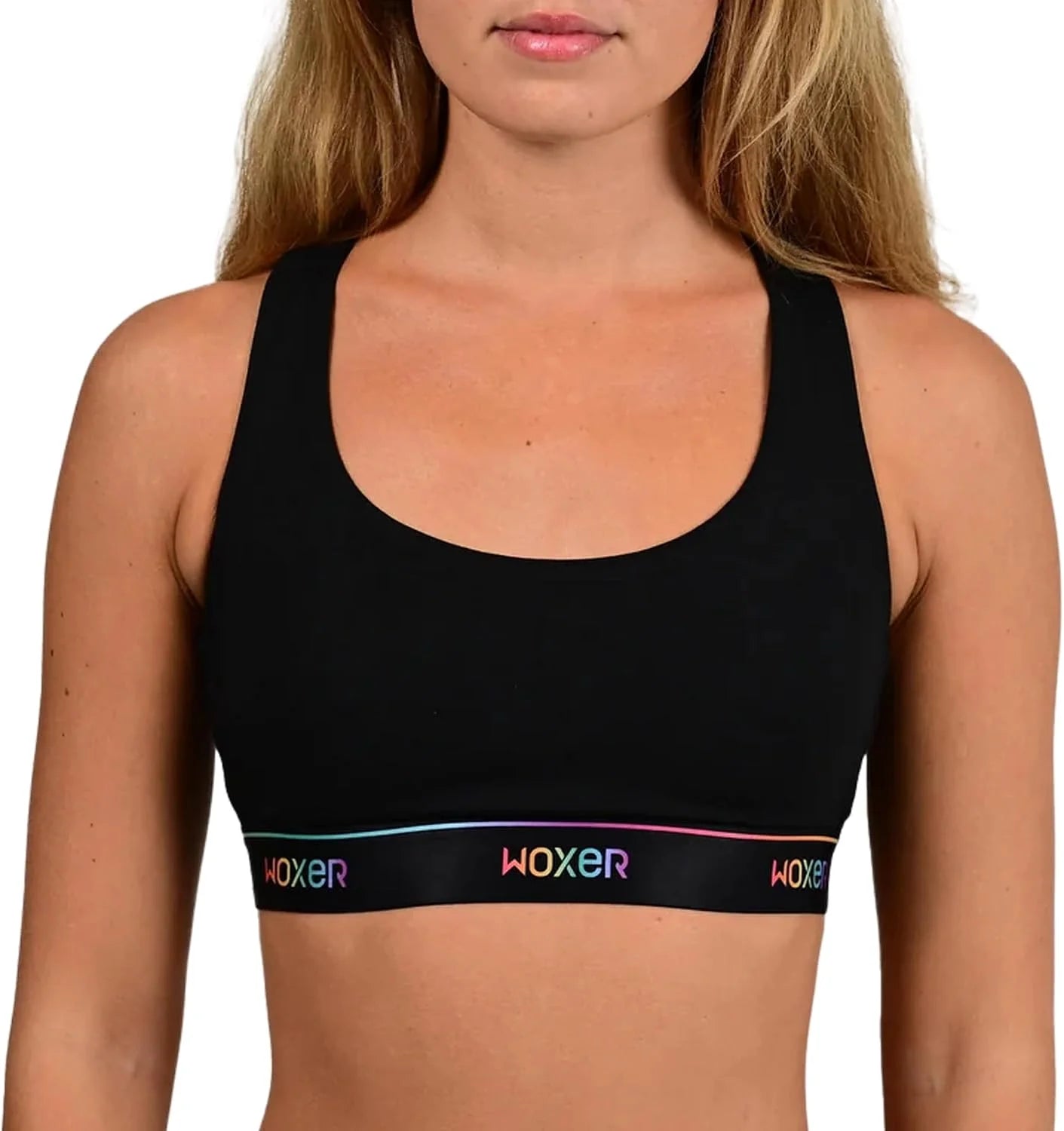 Woxer Boss Bralette for Women – Wireless, Seamless Racerback – Modal Sports Bra, Lounge, Sleep Bralette, Wireless Bra
