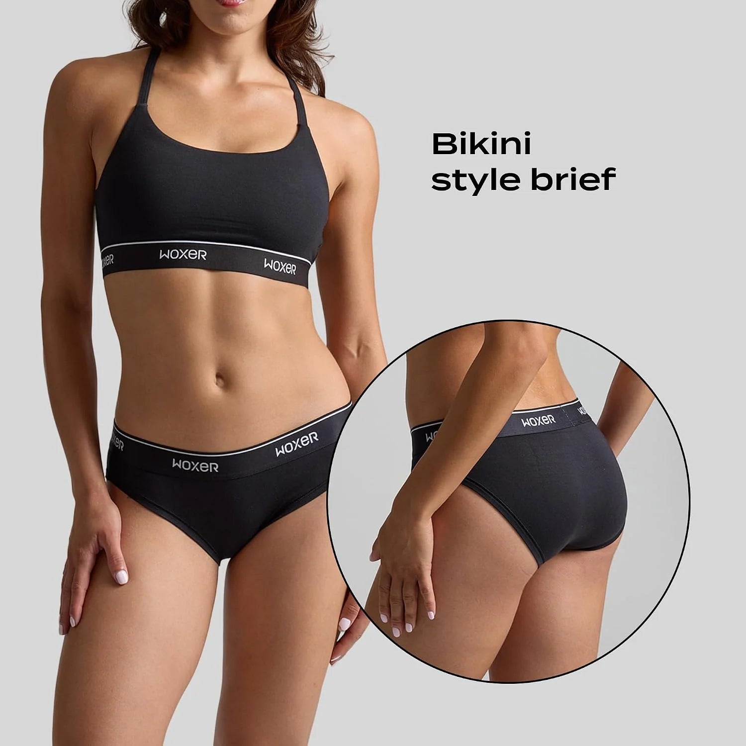 Woxer Women’s Seamless Bikini Underwear – Soft Modal, Chafe-Free, Moisture-Wicking Bikini Style Panties –Tag-Free Design