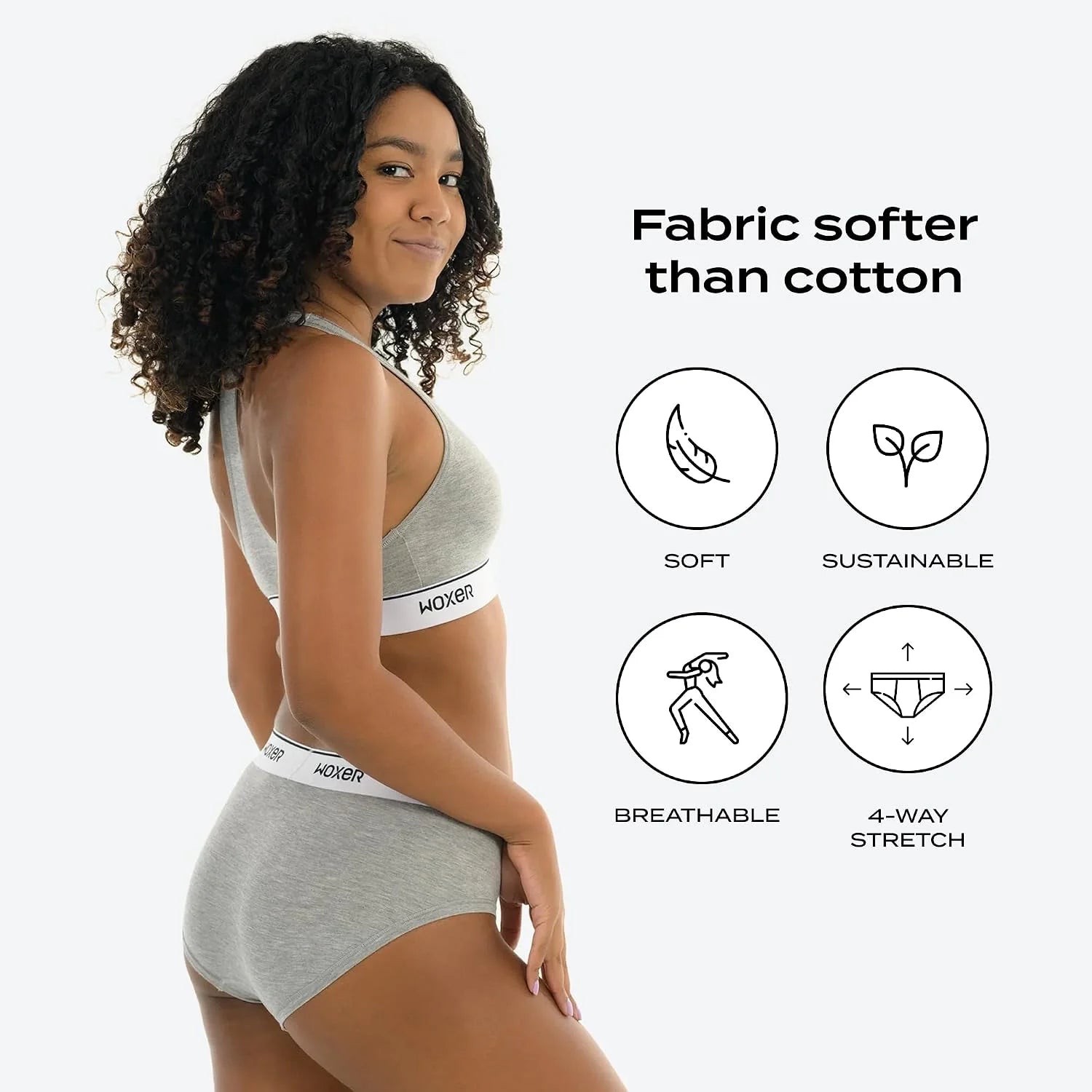 Woxer Women’s Classic Seamless Boyshort Panties, Soft Modal Fabric with No Roll Inseam, Chafe-Free, Breathable Design