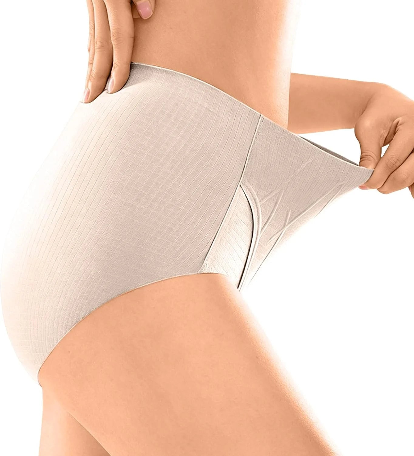 Mid Waist Shapewear Briefs for Women Tummy Control Underwear