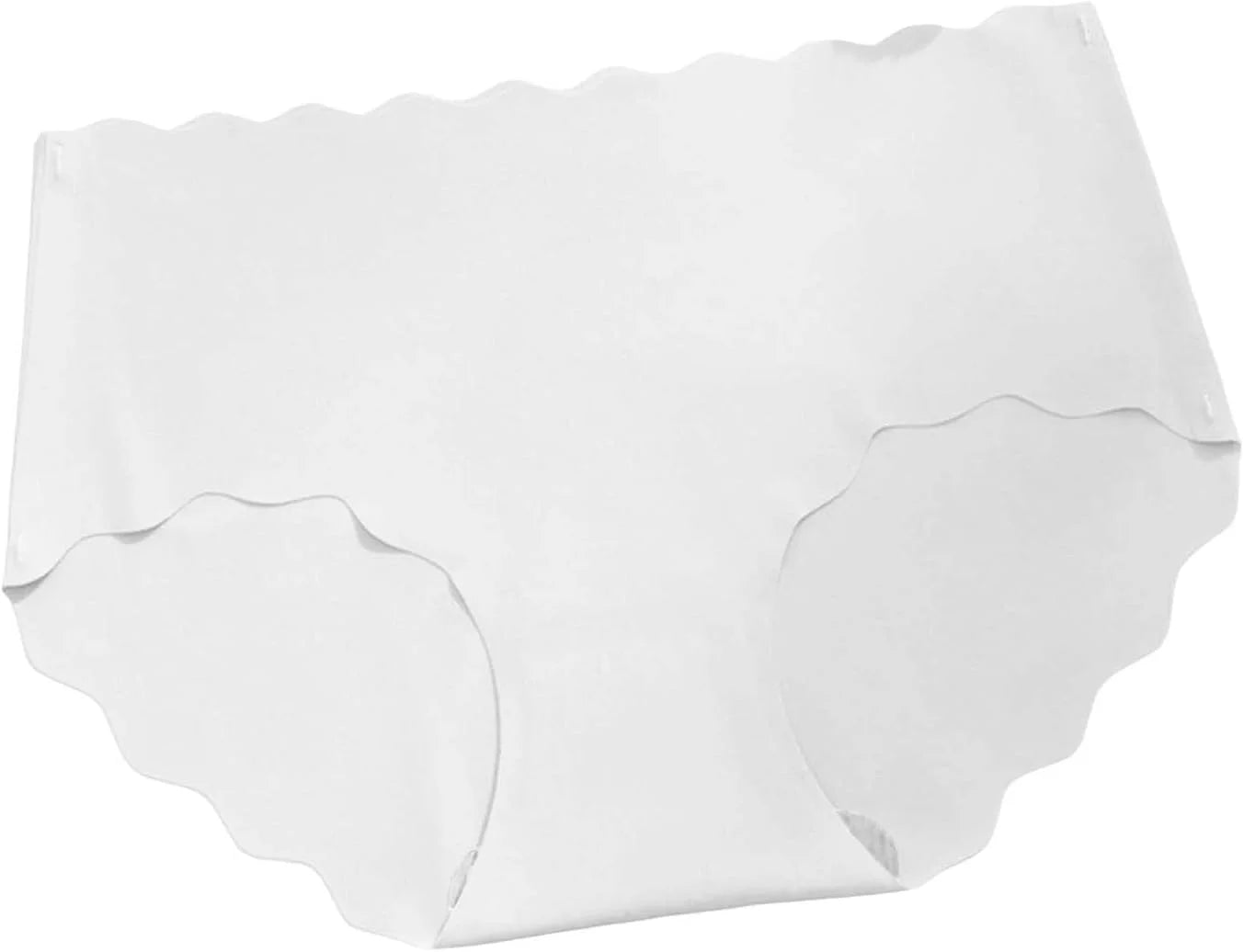 Seamless Scalloped Sport Briefs for Women Comfort Underwear