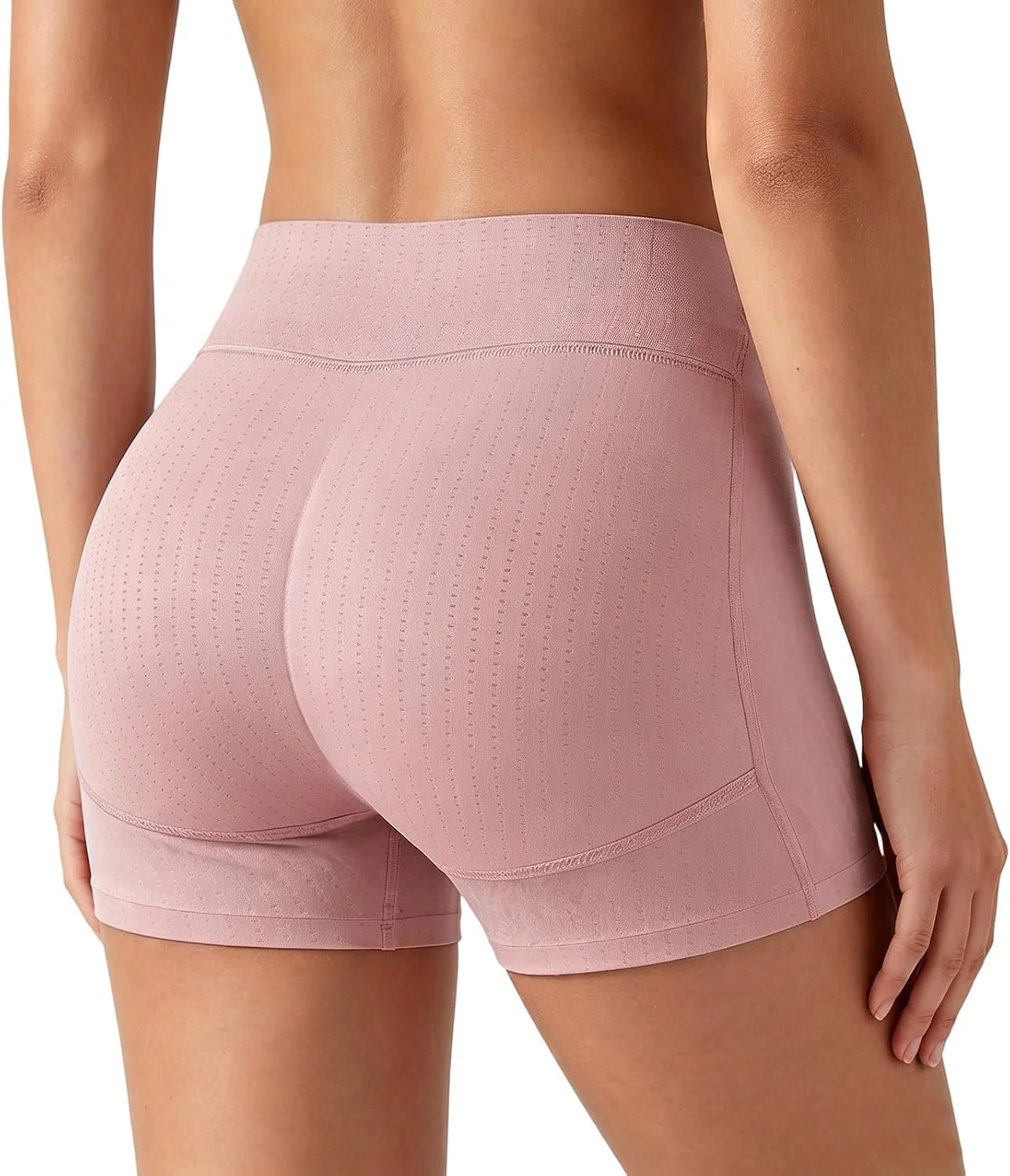 HGps8w Women's Mid-Waist Boyshorts Panties - Seamless High Waisted Underwear Full Coverage Boxer Briefs