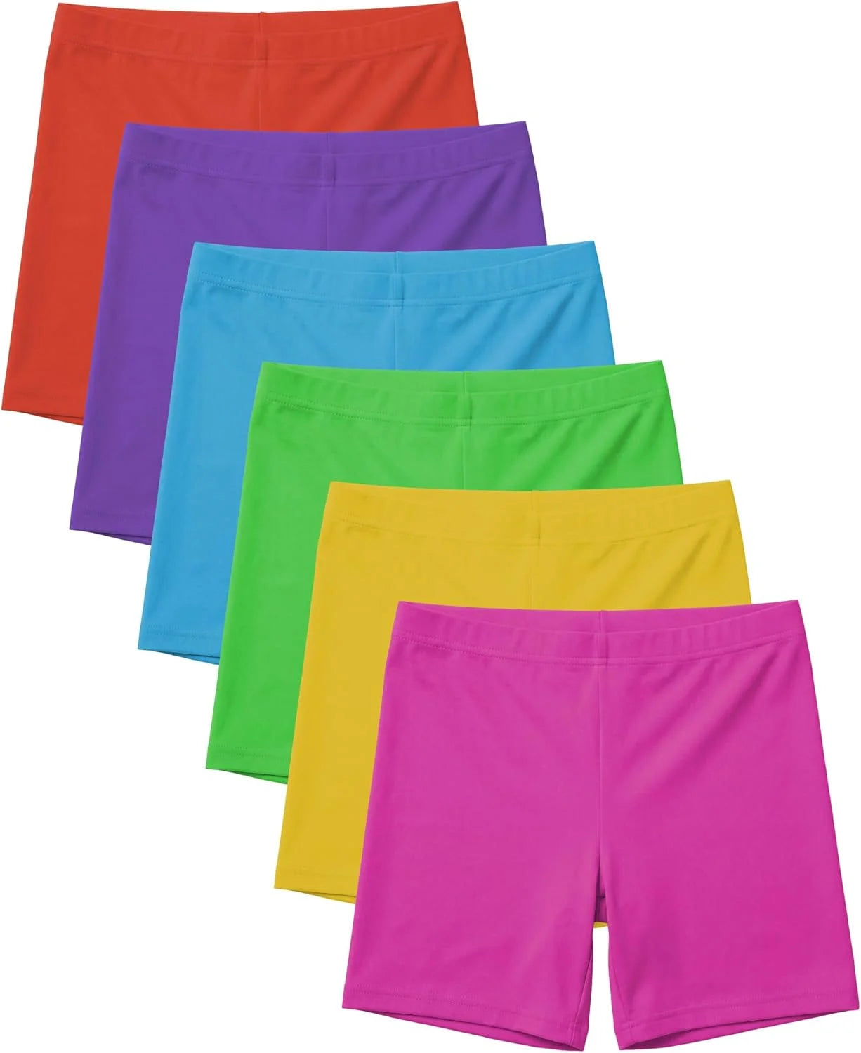 Sexy Basics Women's Ultra Soft Mini Bike Short | Spandex Workout Trunk Boxer | Multi Packs & Colors