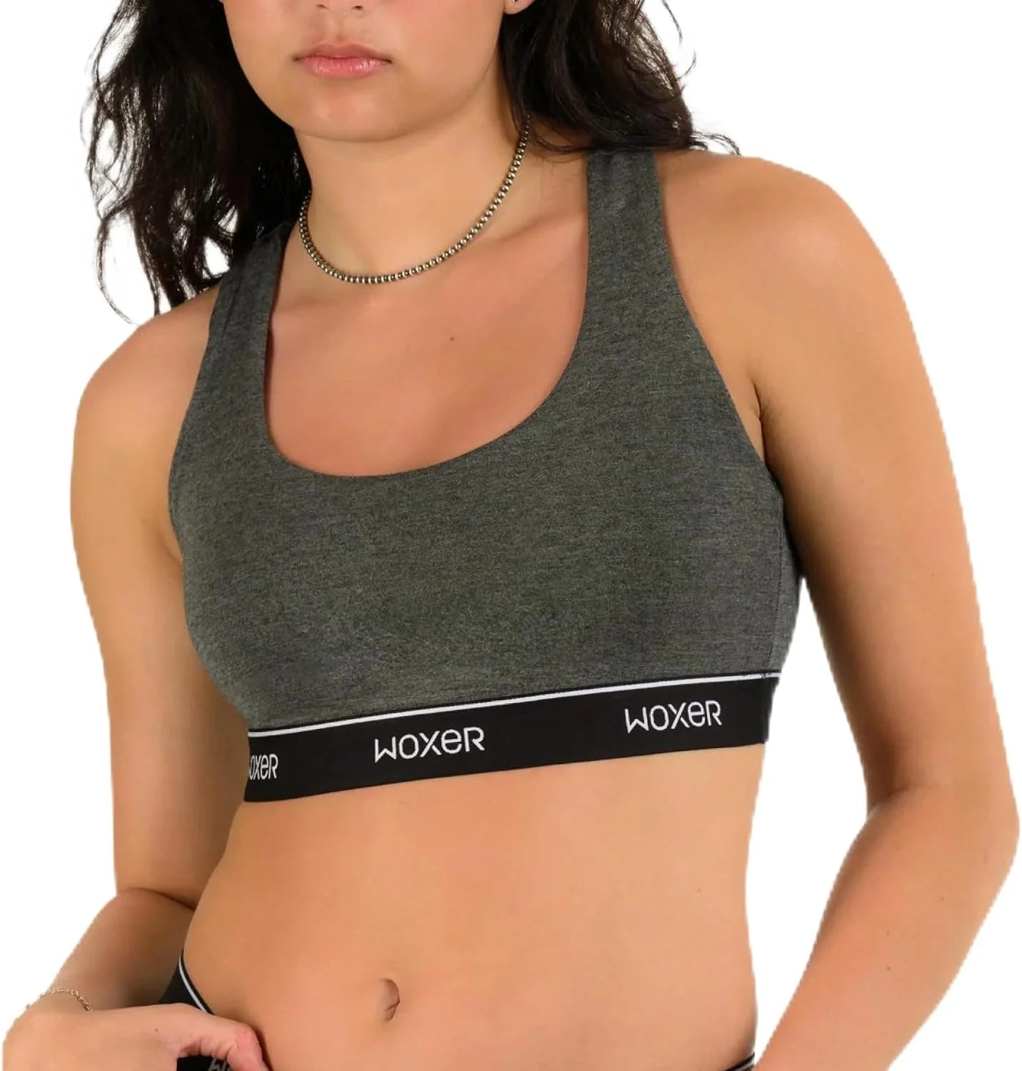 Woxer Boss Bralette for Women – Wireless, Seamless Racerback – Modal Sports Bra, Lounge, Sleep Bralette, Wireless Bra