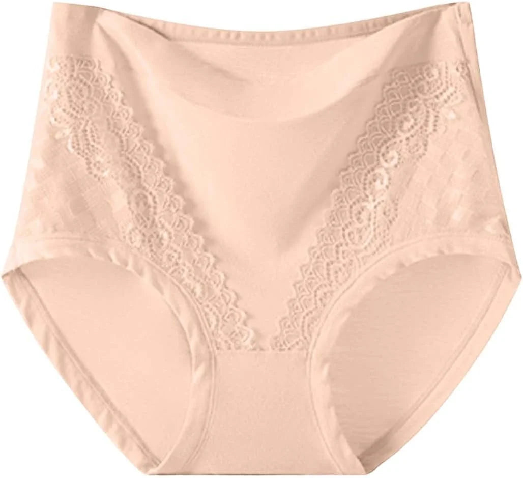 Plus Size High Waisted Briefs for Women Breathable Underwear