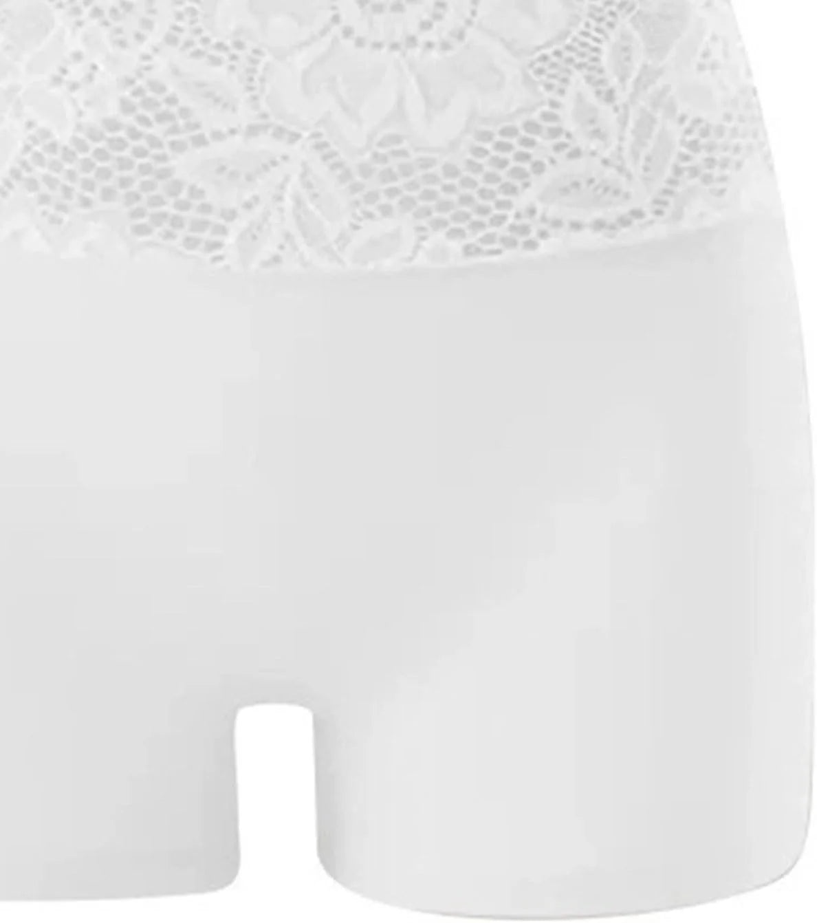 Women's Tummy Control Shapewear Shorts - Lace Patchwork High Waisted Body Shaper Slimming Underwear Boxer Briefs