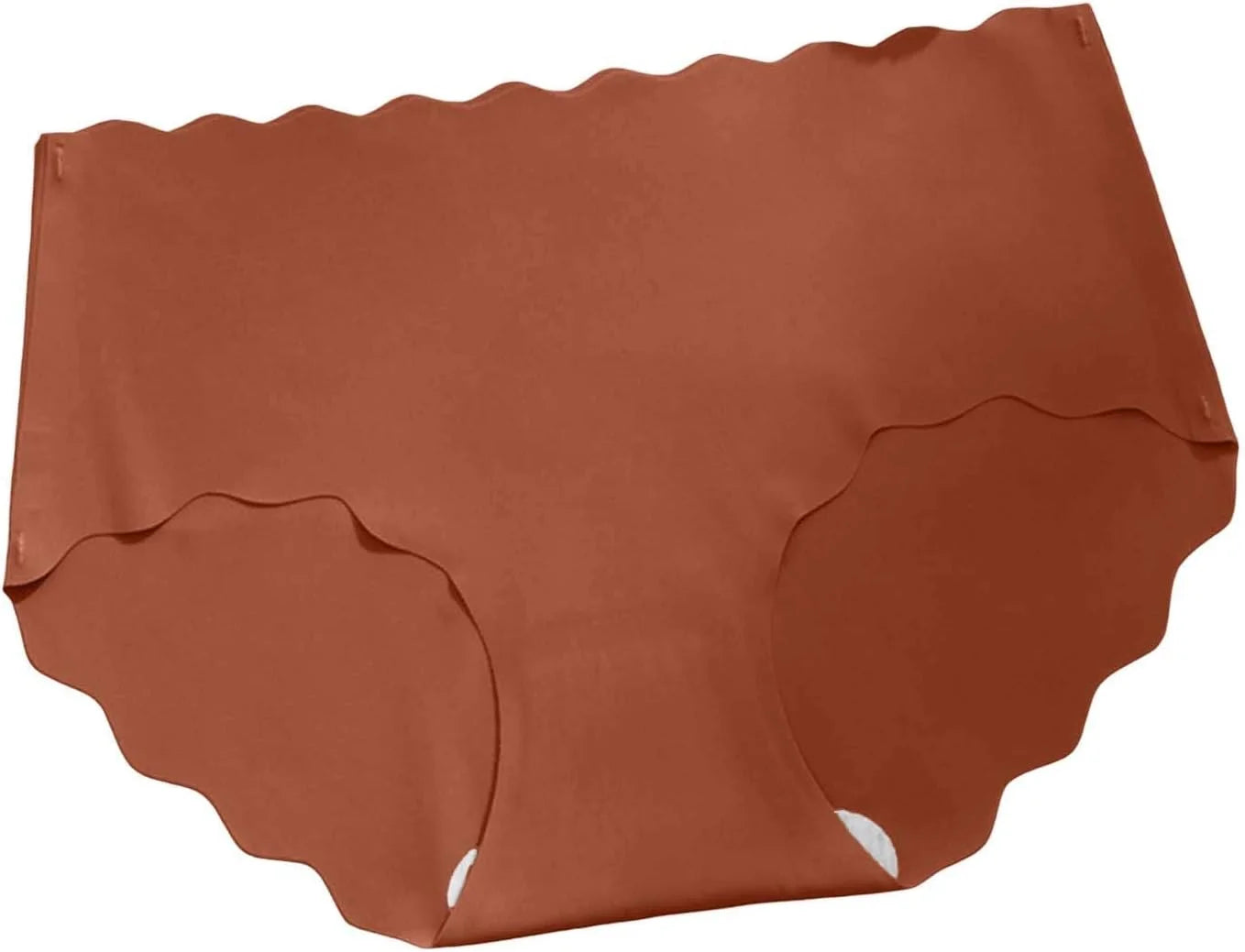 Seamless Scalloped Sport Briefs for Women Comfort Underwear