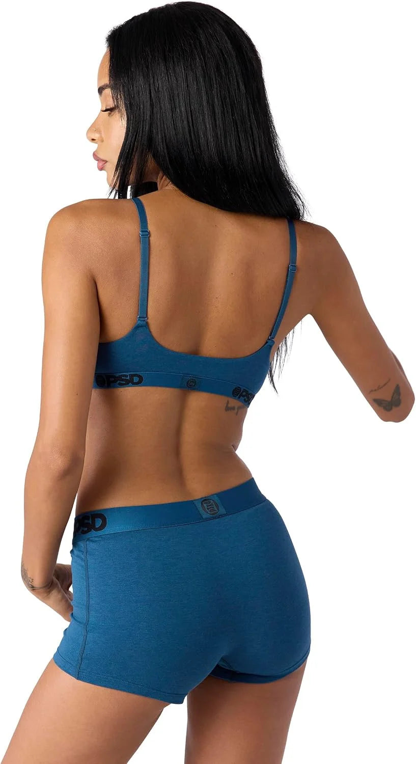 PSD Women's Various Print Boy Shorts - Full Coverage Women's Underwear - Comfortable Stretch Panties for Women