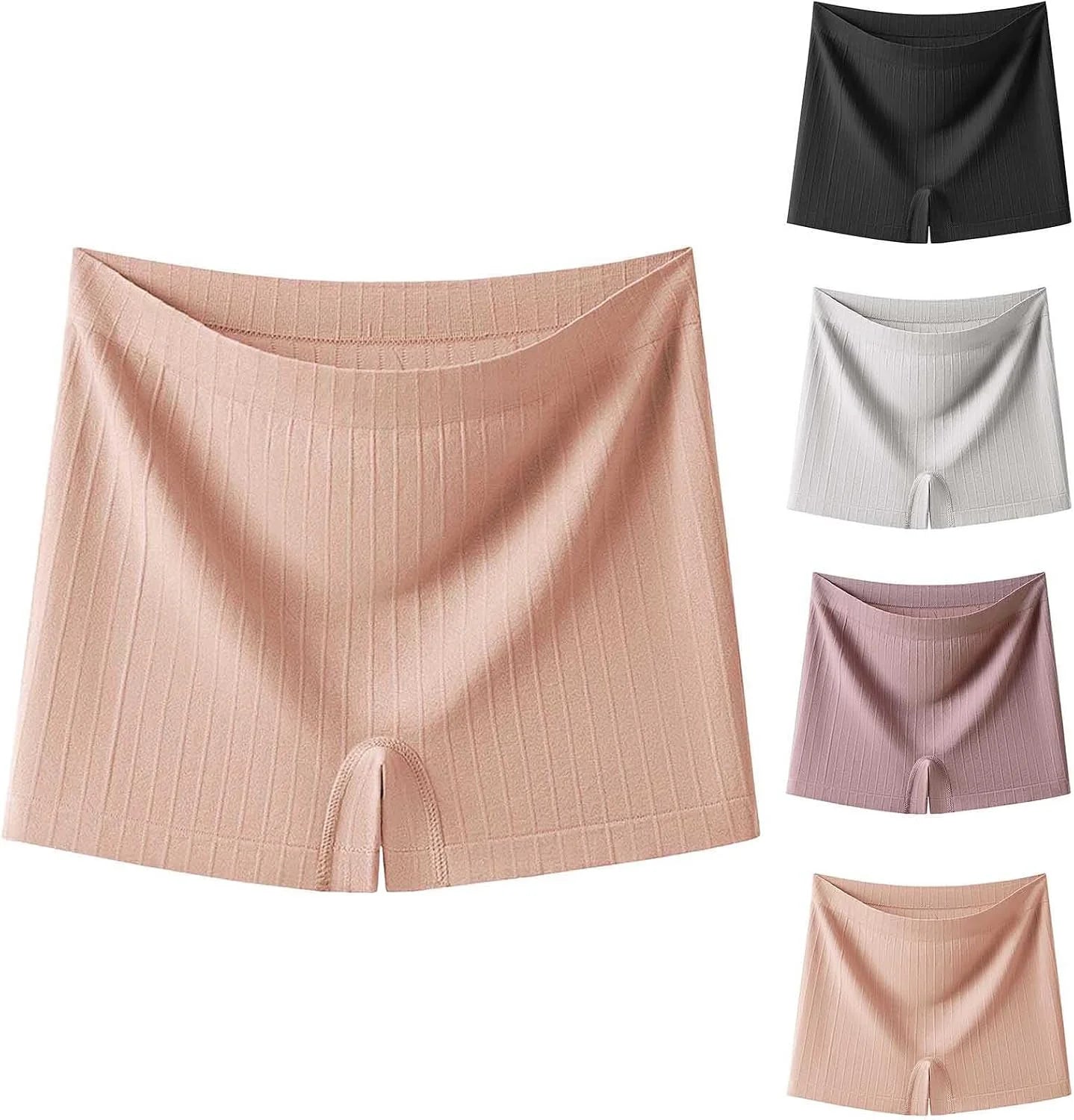 High Waist Boyshorts Panties for Women Seamless Underwear Brief