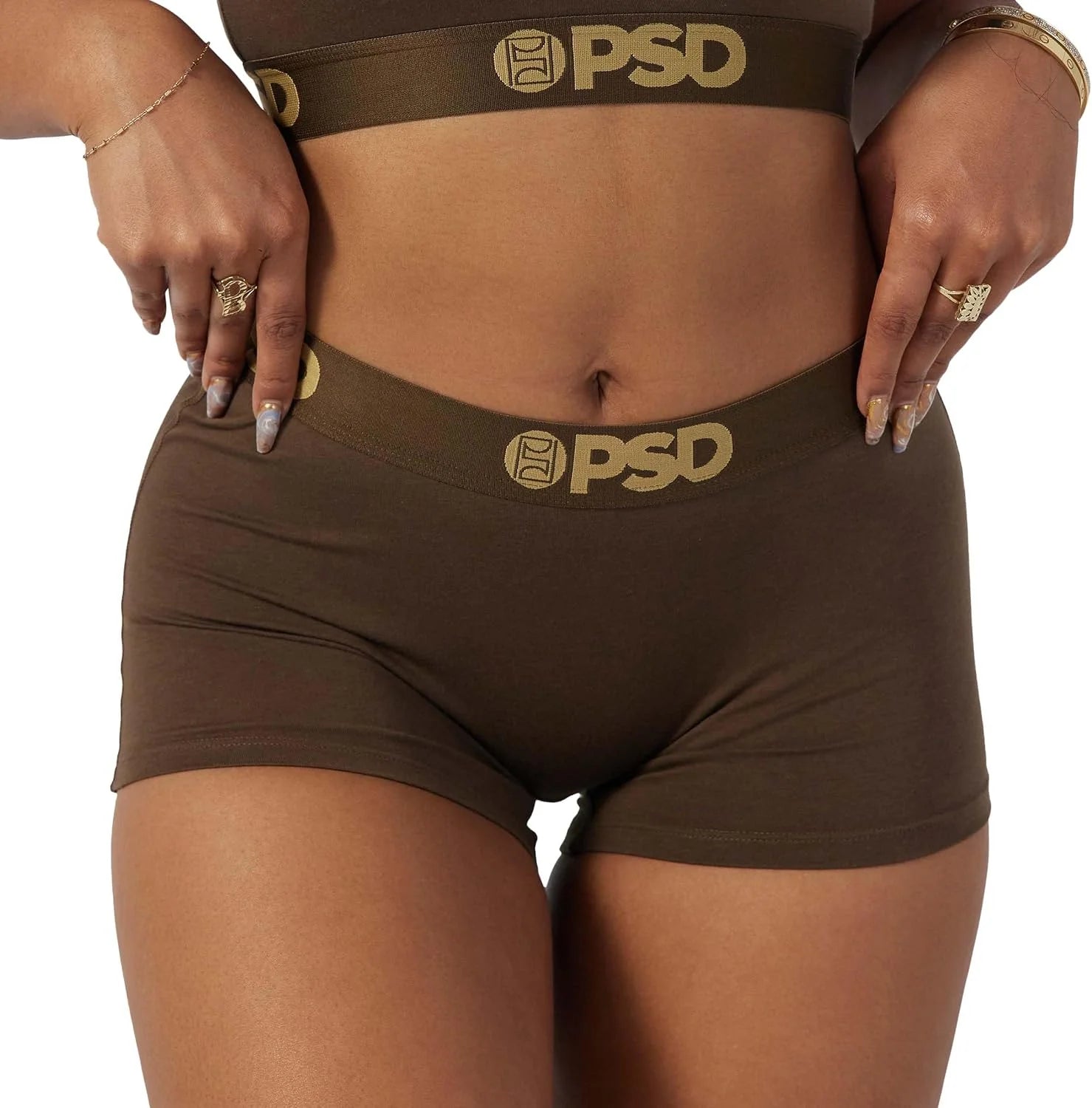 PSD Women's Various Print Boy Shorts - Full Coverage Women's Underwear - Comfortable Stretch Panties for Women