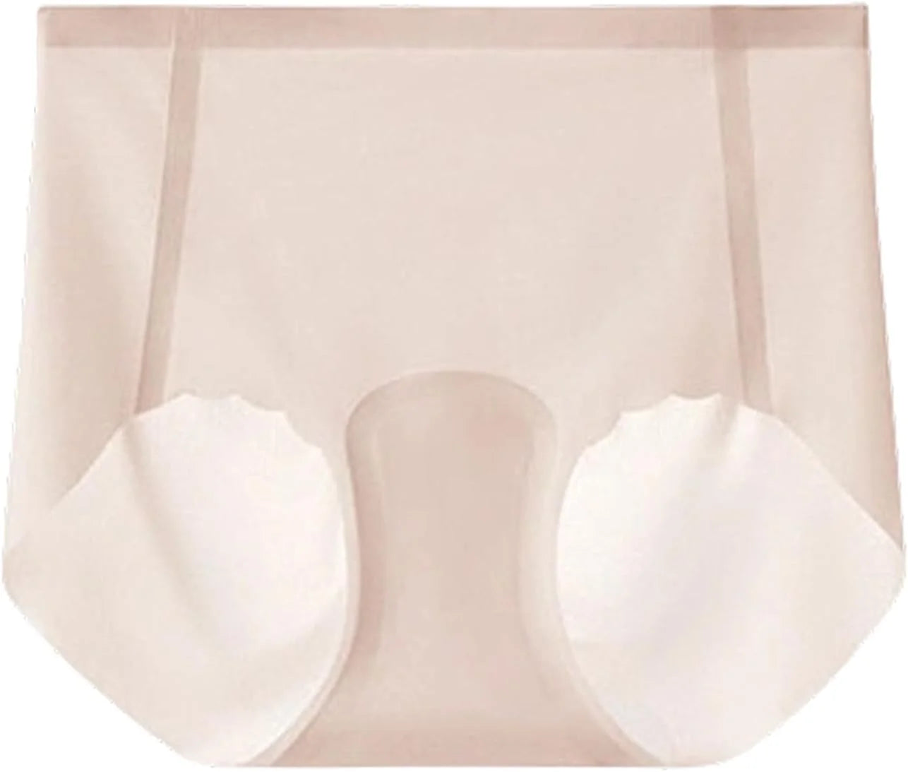 Scalloped Mid Waist Briefs for Women Seamless Everyday Underwear
