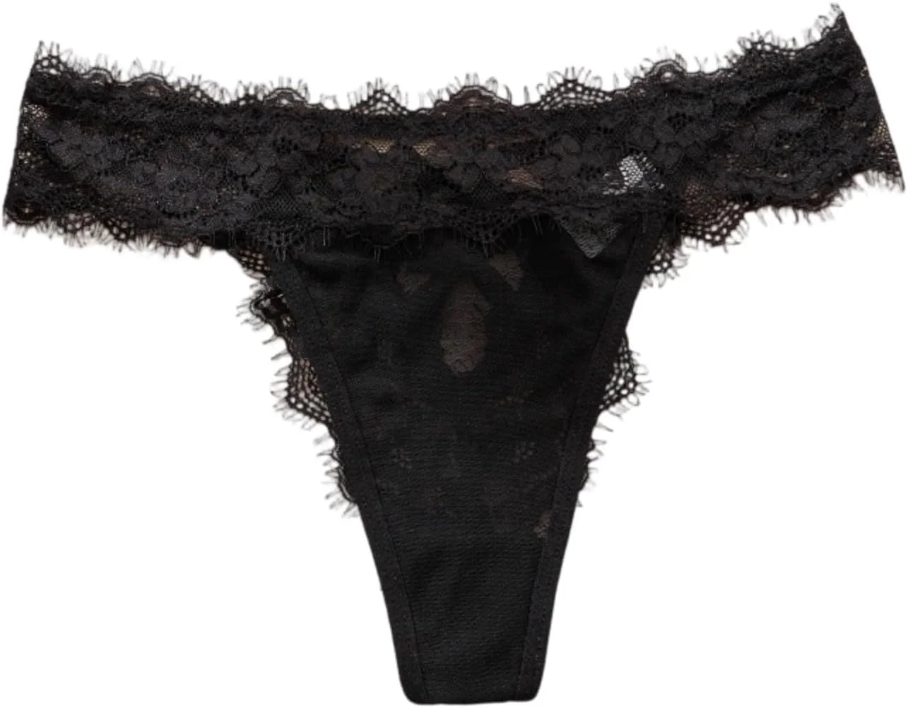Women's Lace Thongs, Breathable T-Back Panties See Through Sexy G-String Underwear Briefs
