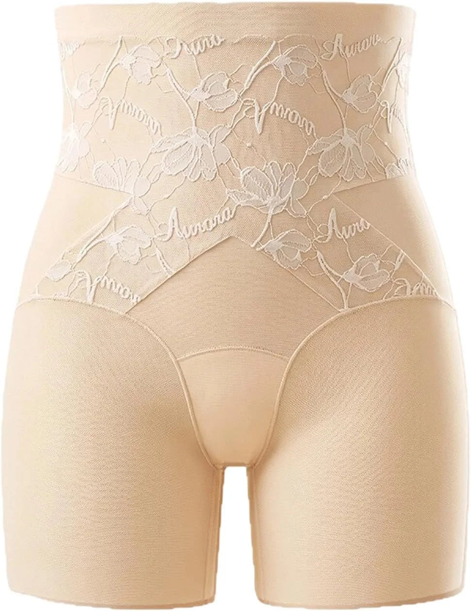 Embroidered Floral High Waist Seamless Briefs for Women Underwear