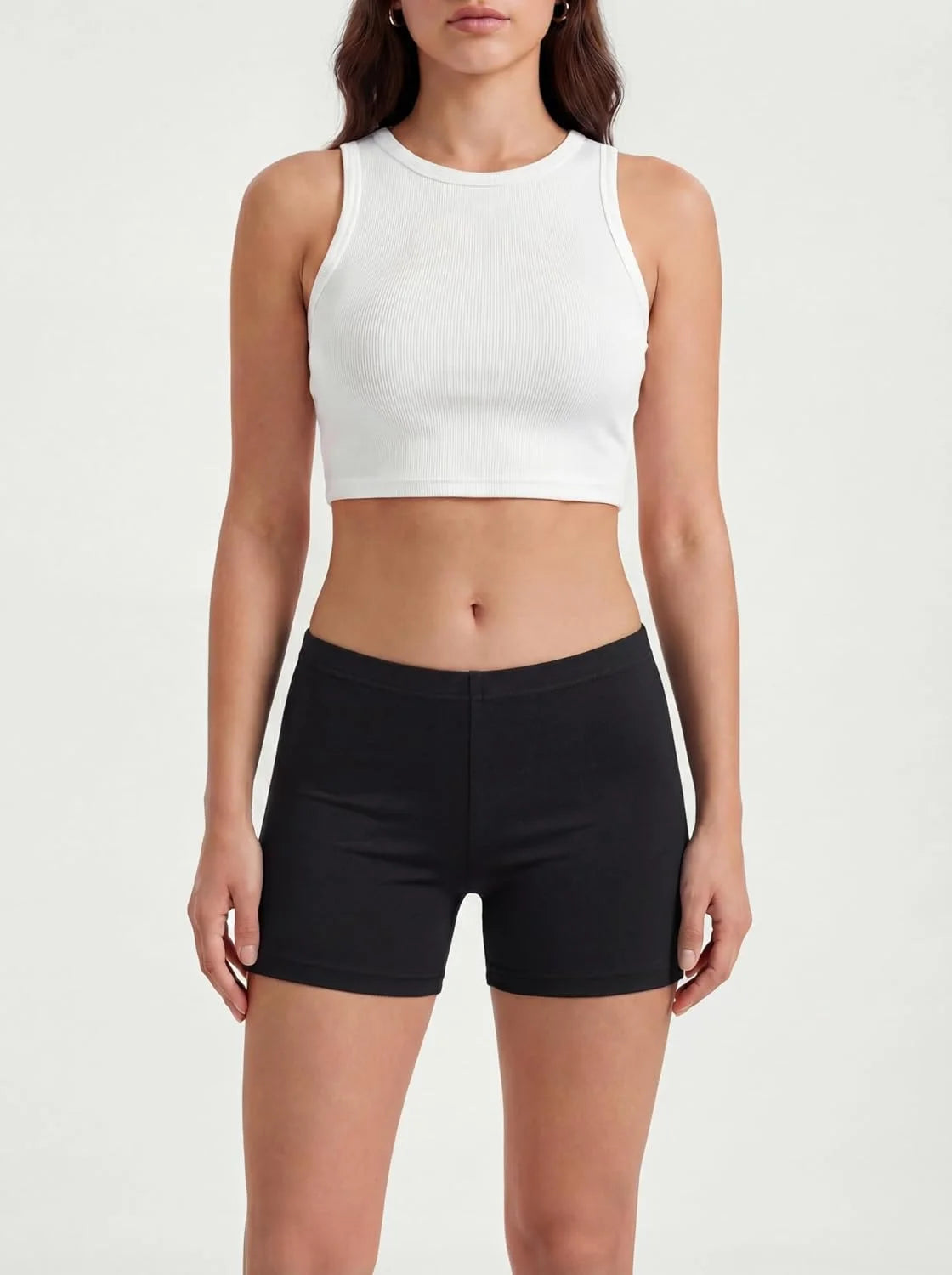 Sexy Basics Women's Ultra Soft Mini Bike Short | Spandex Workout Trunk Boxer | Multi Packs & Colors