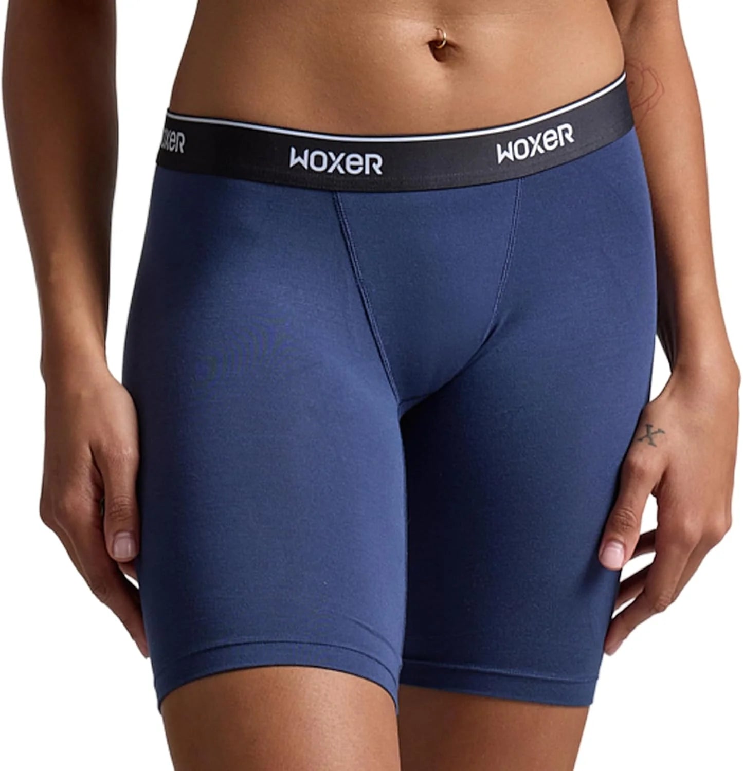 Woxer Womens Boxers - Biker 9" Boy Shorts Underwear for Women, Modal Boxer Briefs, Chafe Free, Womens Underwear