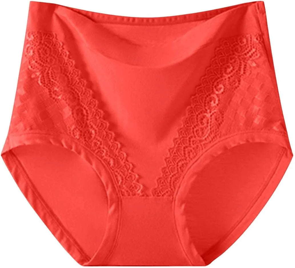 Plus Size High Waisted Briefs for Women Breathable Underwear
