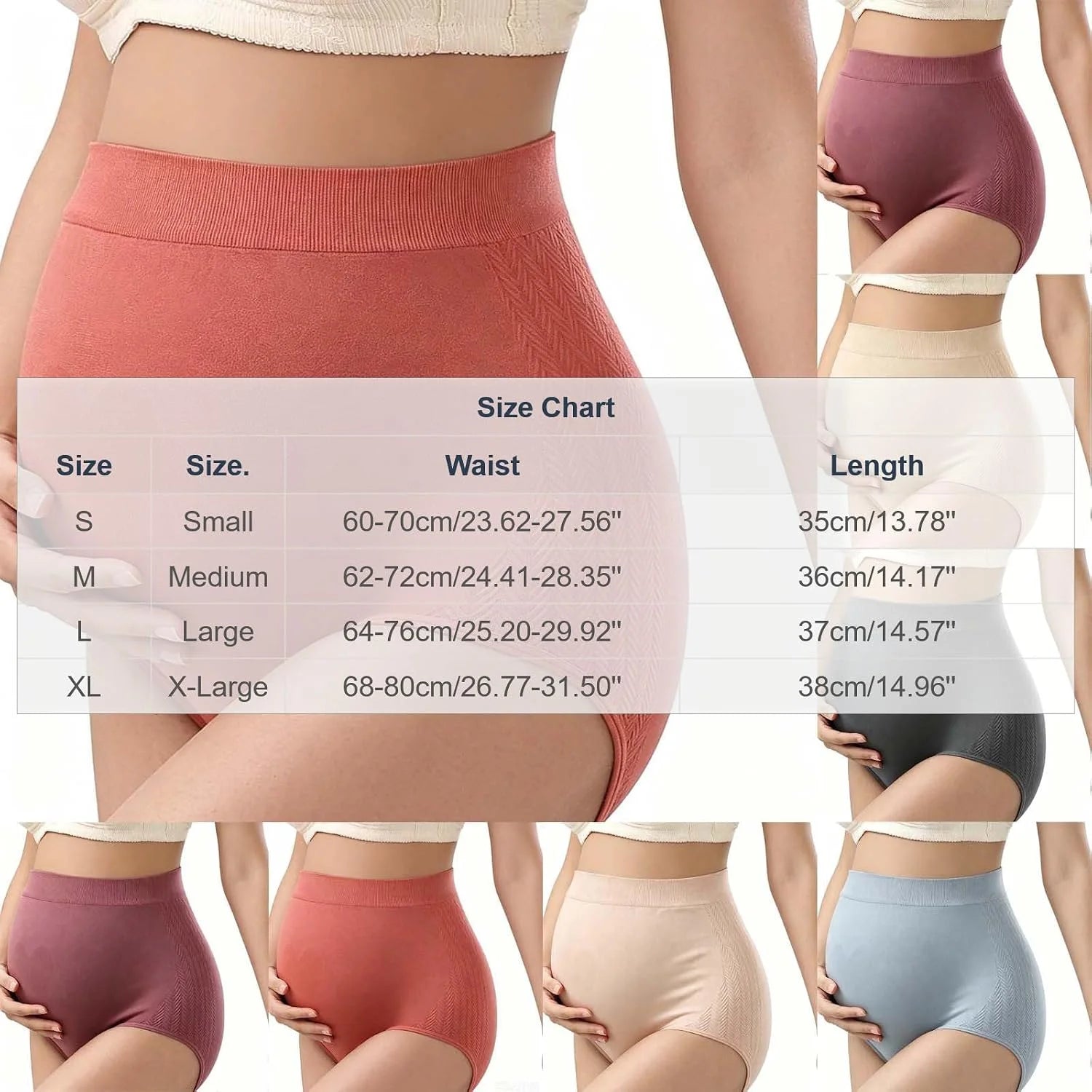 Maternity High Waisted Briefs Pregnancy Women Comfort Underwear
