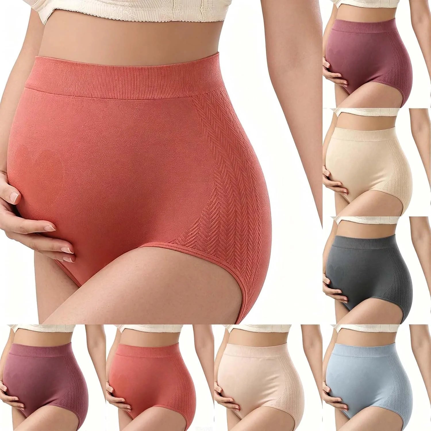 Maternity High Waisted Briefs Pregnancy Women Comfort Underwear