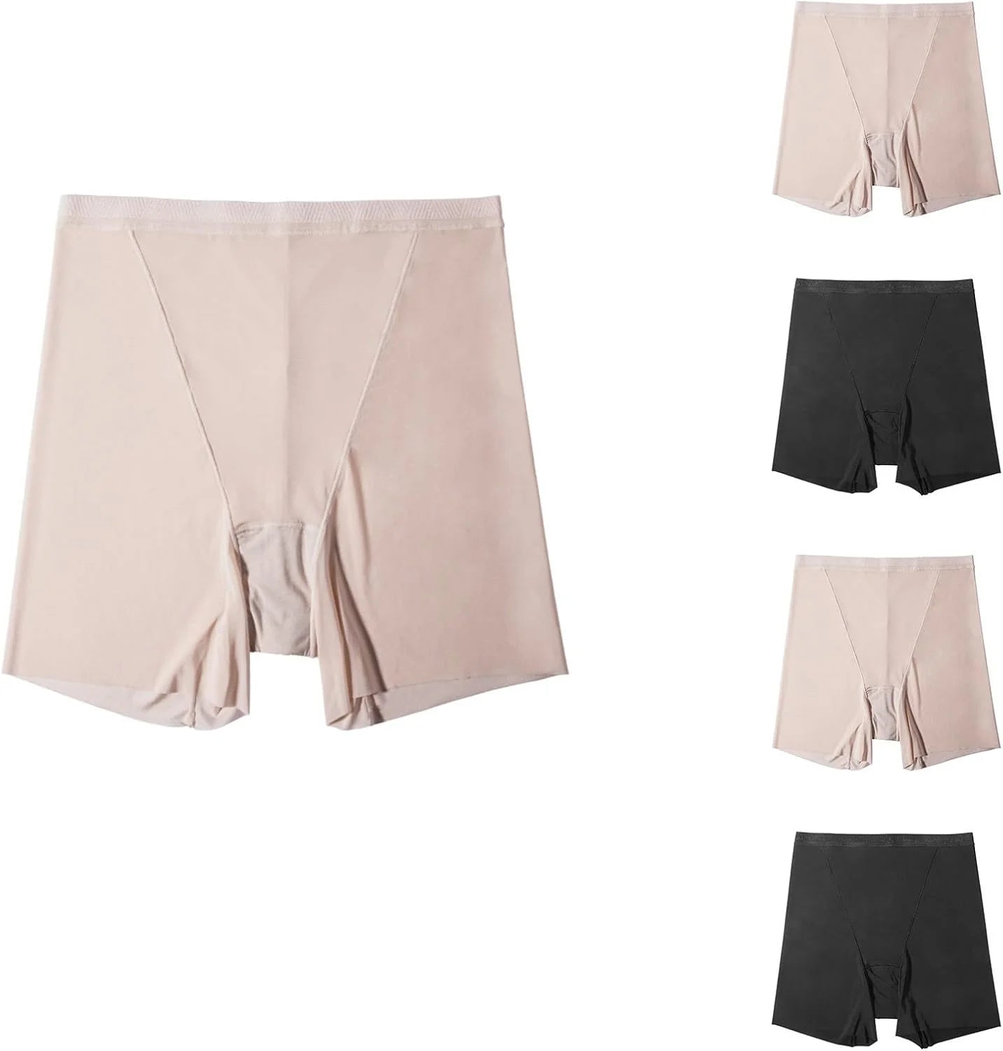 Women's Cotton Boyshorts Underwear Panties - Full Coverage Boxer Briefs Seamless Breathable Lounge Bottom