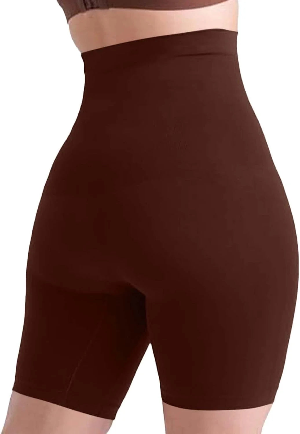 Womens High Waisted Shapewear Shorts Seamless Butt Lifting Brief