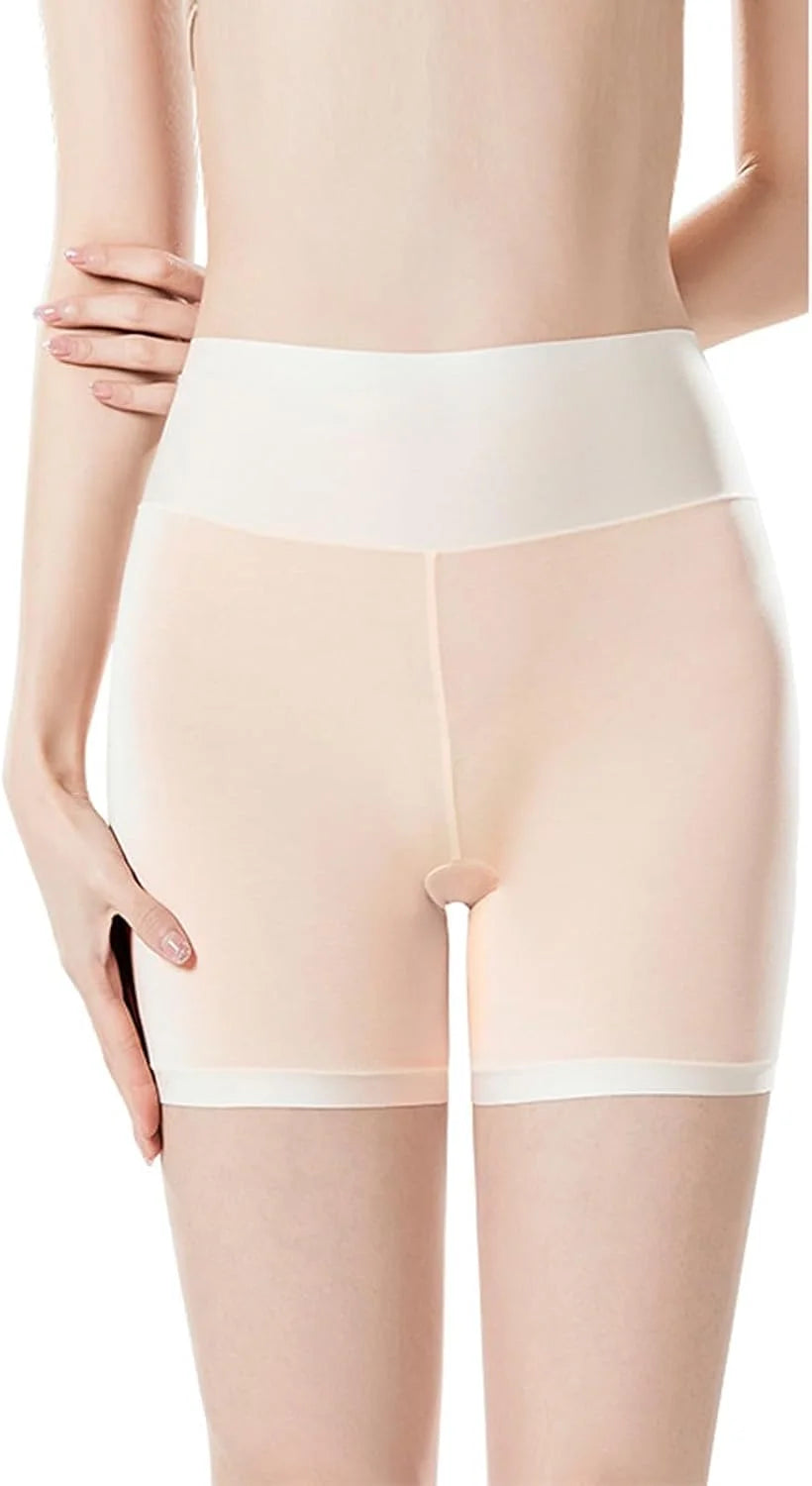 Women's Cotton Boyshorts Underwear Panties - Seamless High Waisted Full Coverage Boxer Briefs Lounge Bottom