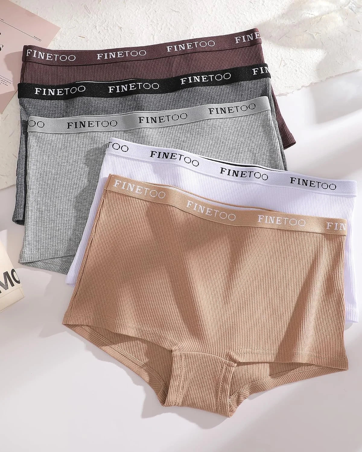 Cotton Boyshort Underwear for Women Boxer Briefs Ladies BoyShorts Panties