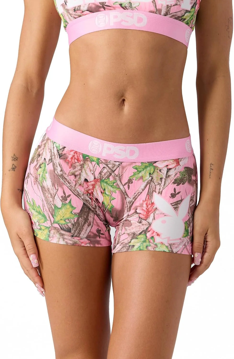 PSD Women's Various Print Boy Shorts - Full Coverage Women's Underwear - Comfortable Stretch Panties for Women