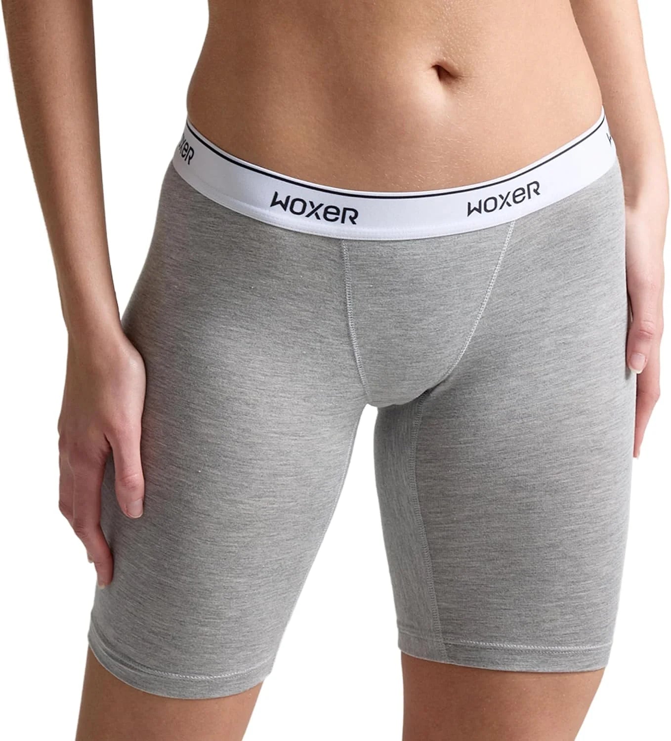 Woxer Womens Boxers - Biker 9" Boy Shorts Underwear for Women, Modal Boxer Briefs, Chafe Free, Womens Underwear