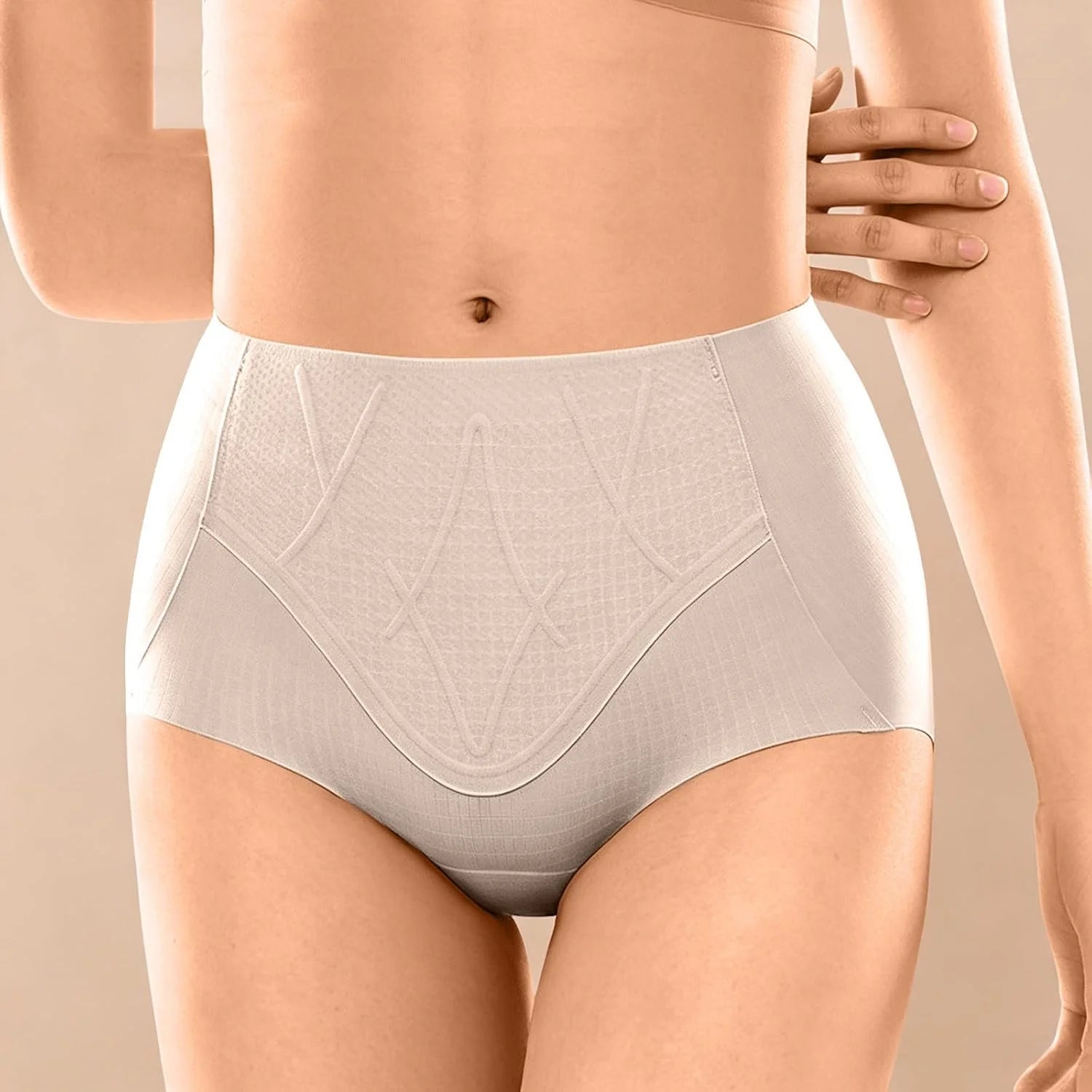 Mid Waist Shapewear Briefs for Women Tummy Control Underwear
