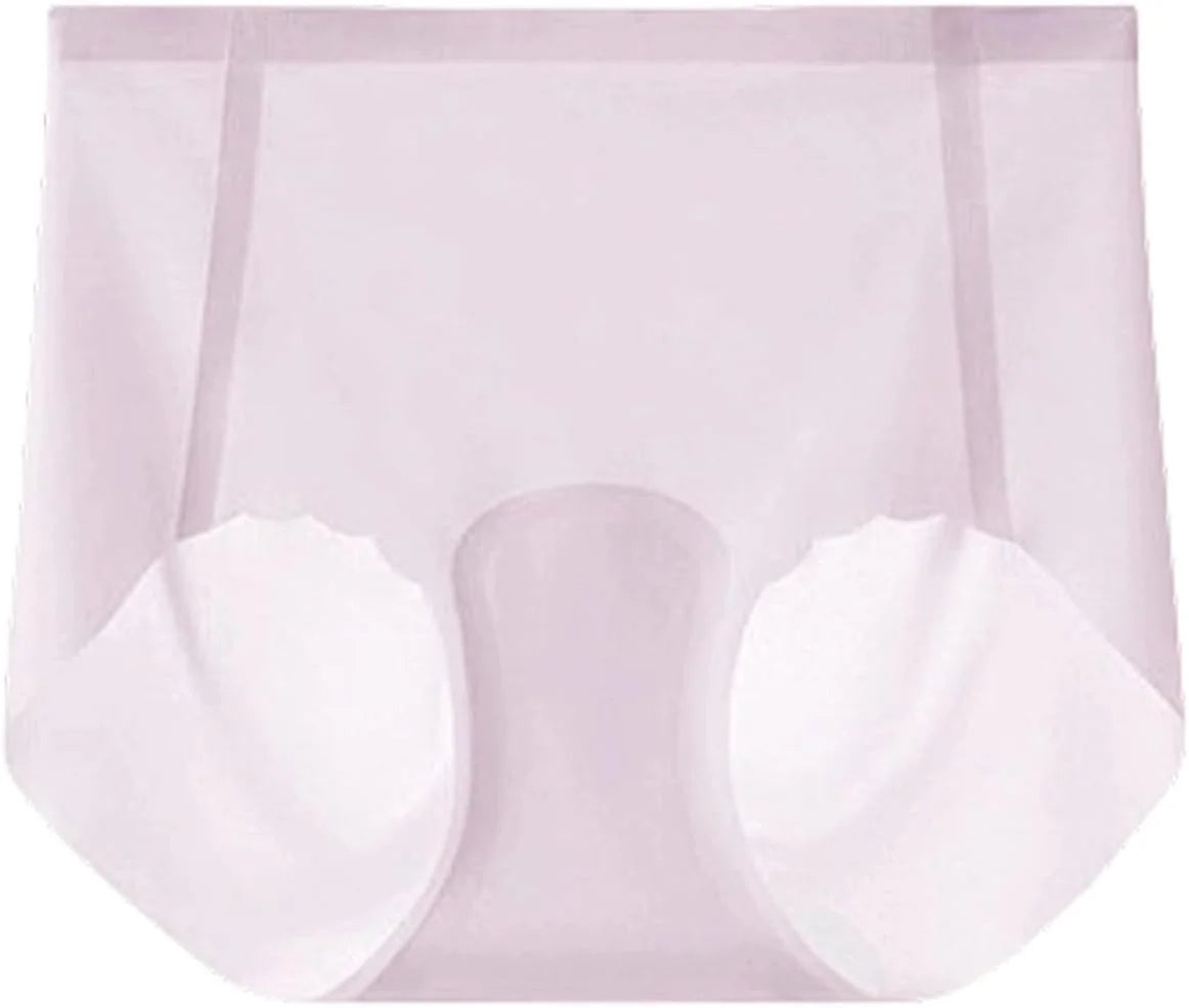 Scalloped Mid Waist Briefs for Women Seamless Everyday Underwear