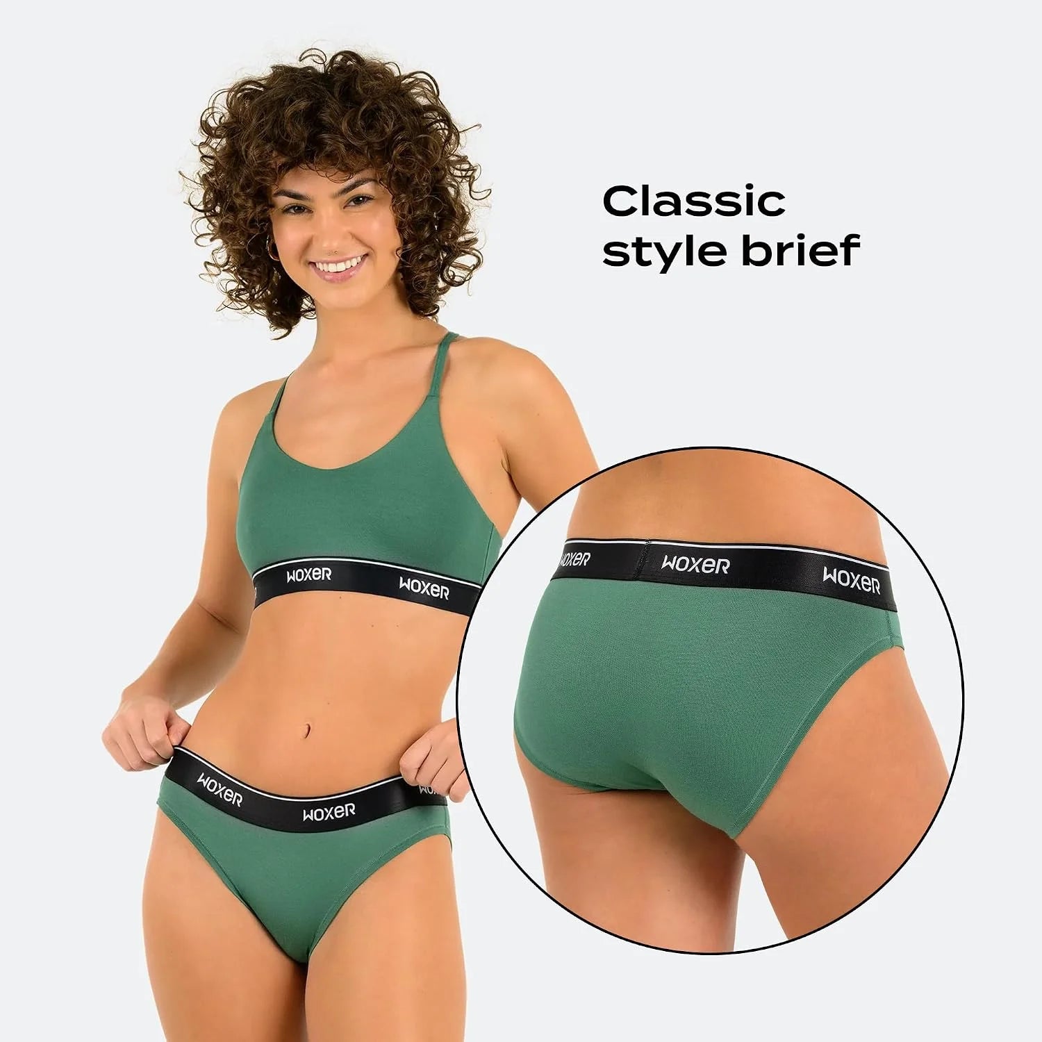 Woxer Women’s Seamless Bikini Underwear – Soft Modal, Chafe-Free, Moisture-Wicking Bikini Style Panties –Tag-Free Design