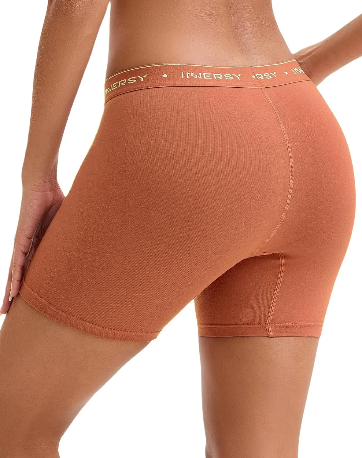INNERSY Women's Cotton Boyshorts Underwear 3-Pack