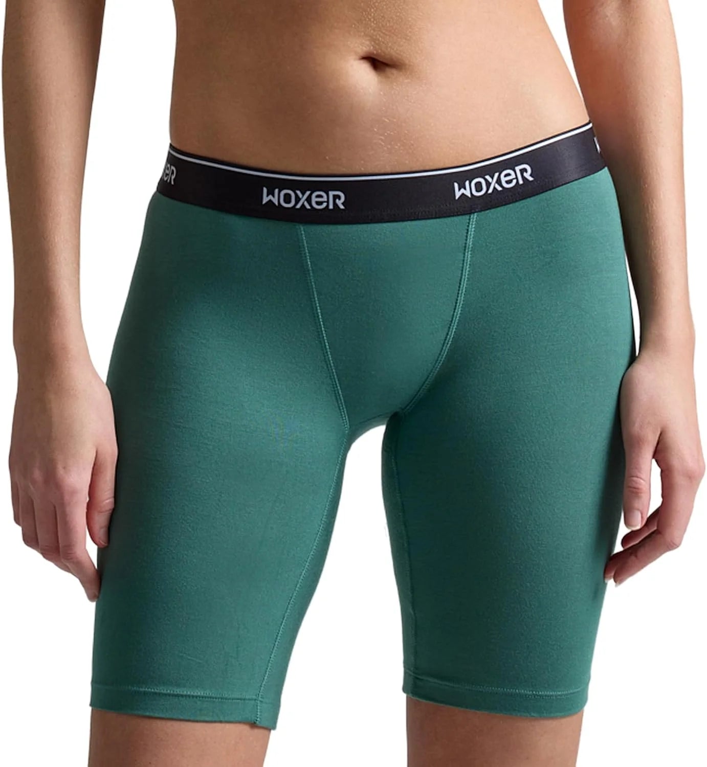 Woxer Womens Boxers - Biker 9" Boy Shorts Underwear for Women, Modal Boxer Briefs, Chafe Free, Womens Underwear