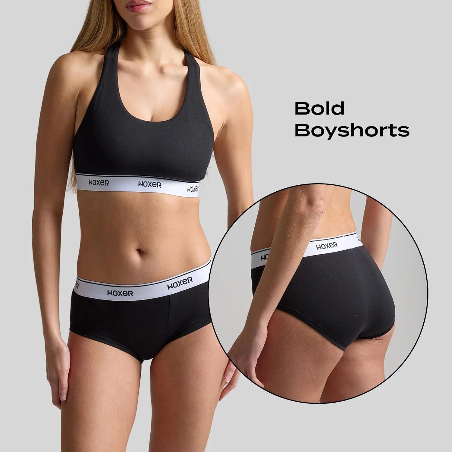Woxer Women’s Classic Seamless Boyshort Panties, Soft Modal Fabric with No Roll Inseam, Chafe-Free, Breathable Design