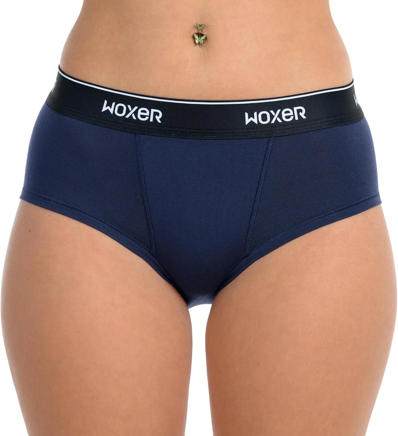 Woxer Women’s Classic Seamless Boyshort Panties, Soft Modal Fabric with No Roll Inseam, Chafe-Free, Breathable Design