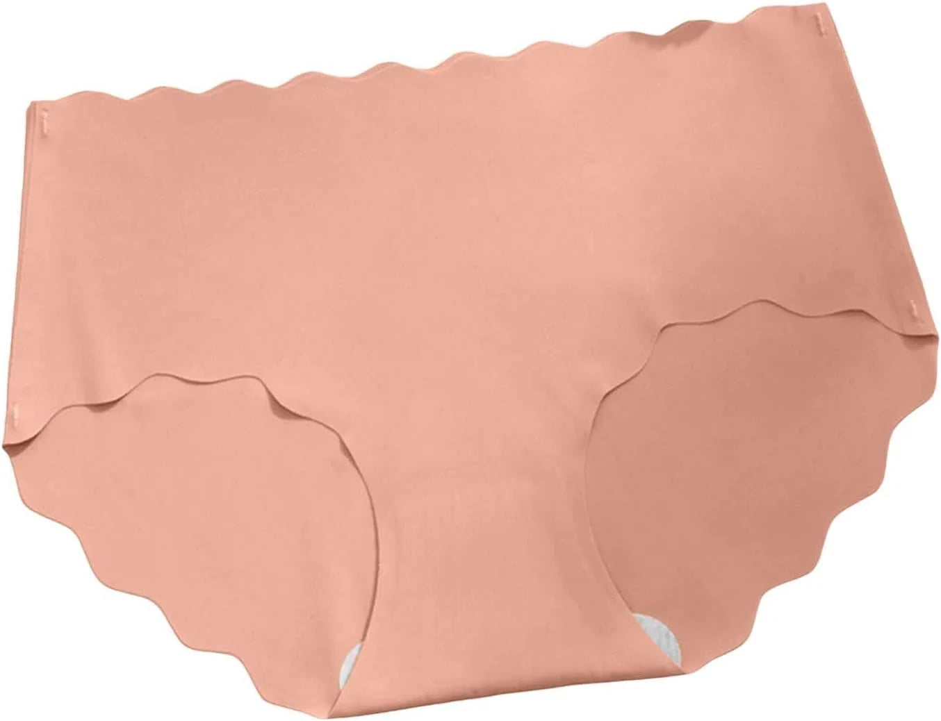 Seamless Scalloped Sport Briefs for Women Comfort Underwear