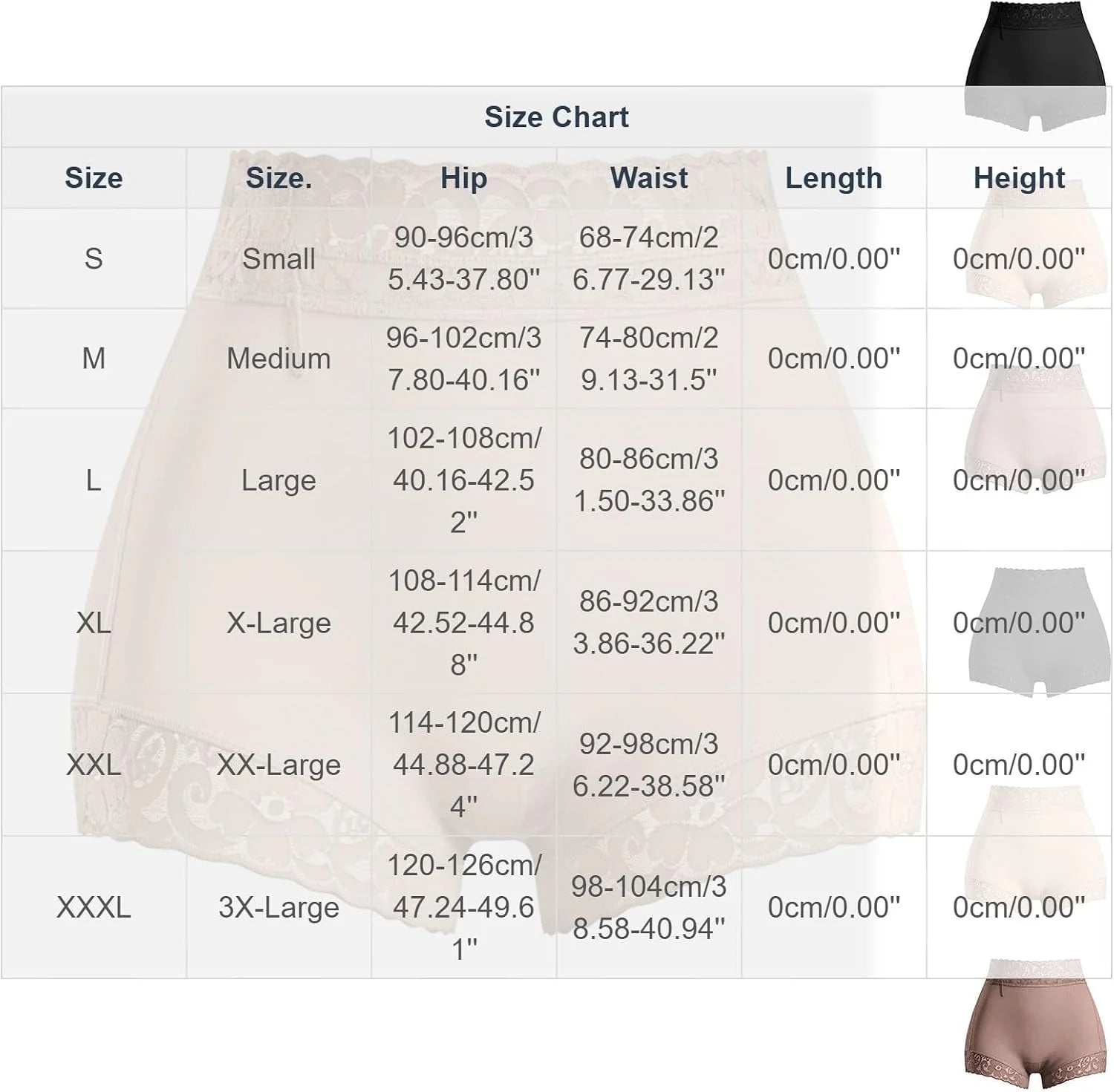 Women's Lace Trim Boyshorts Underwear Panties - Seamless High Waisted Full Coverage Boxer Briefs