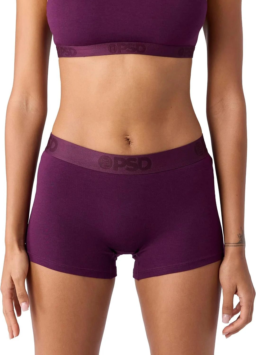 PSD Women's Various Print Boy Shorts - Full Coverage Women's Underwear - Comfortable Stretch Panties for Women