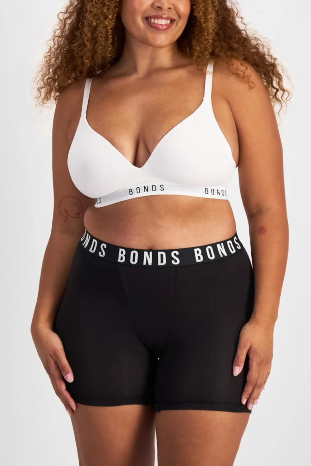 Bonds Women's Boxer Briefs 3-pack – Mid-length, Soft Cotton, Everyday Comfort Underwear