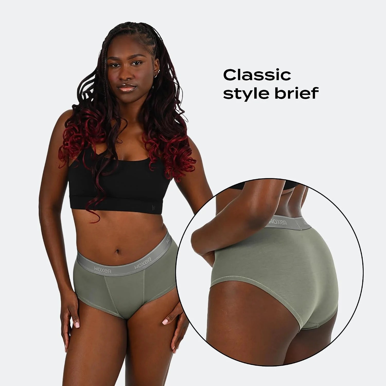 Woxer Women’s Classic Seamless Boyshort Panties, Soft Modal Fabric with No Roll Inseam, Chafe-Free, Breathable Design