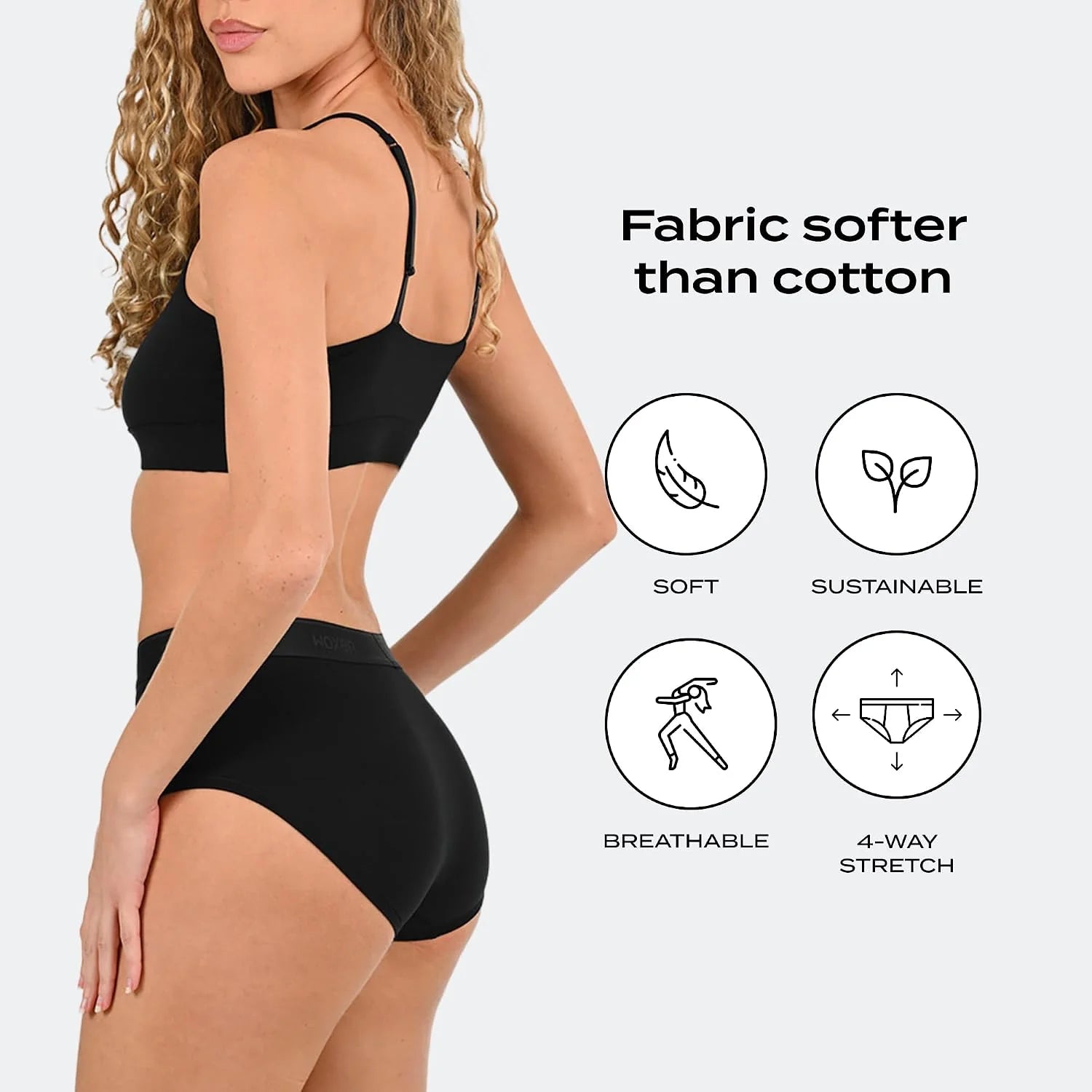 Woxer Women’s Classic Seamless Boyshort Panties, Soft Modal Fabric with No Roll Inseam, Chafe-Free, Breathable Design