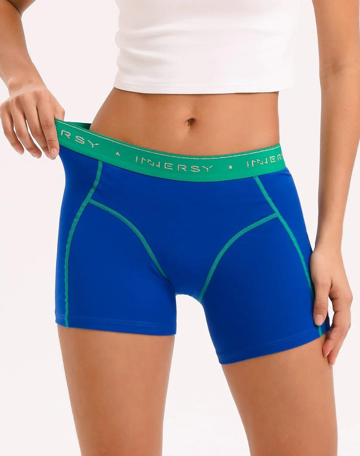INNERSY Women's Cotton Boyshorts Underwear 3-Pack